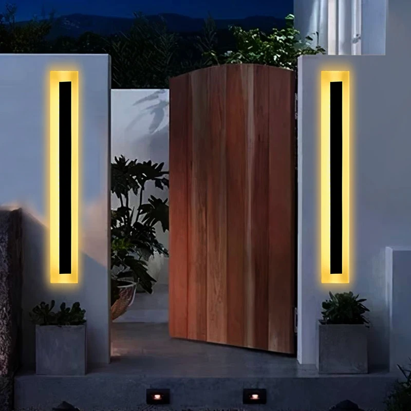 Уличная Водонепроницаемая современная светодиодная настенная лампа IP65 85 ~ 265 В