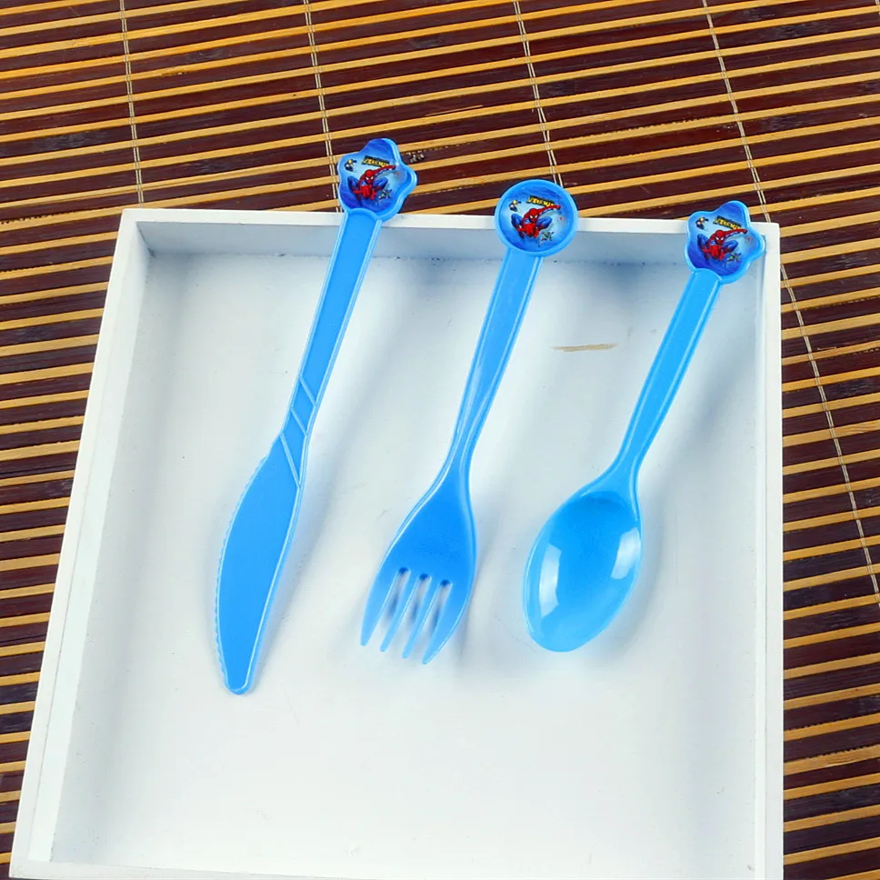 Marvel Spiderman вечерние принадлежности комплект салфеток чаша скатерть чашка нож