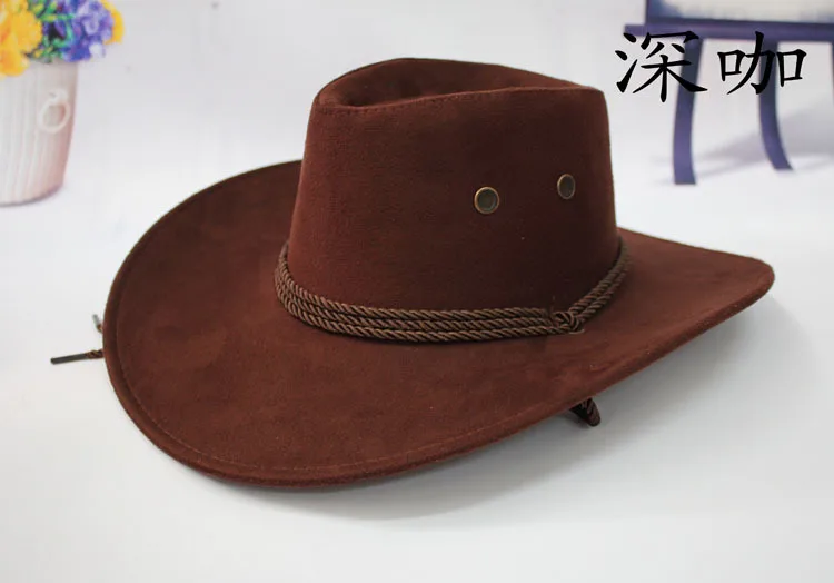 2022 Hot Sale New Unisex fashion western cowboy hat tourist cap outdoor hat western hat gorras AW7229