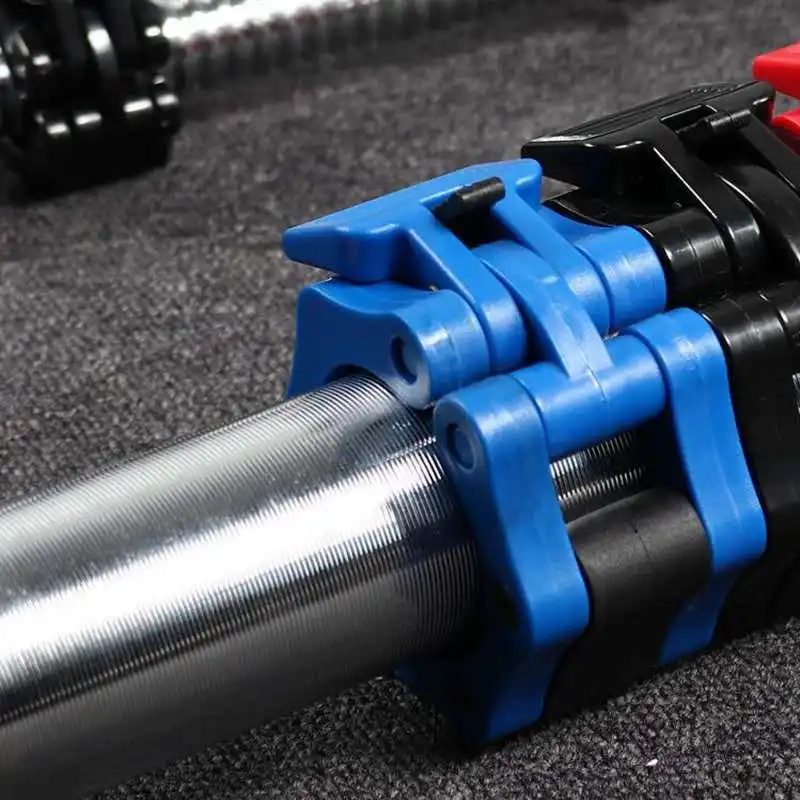1 пара 25 мм 50 Spinlock штангой ошейники воротник замок Dumbell зажимы зажим Вес подъема