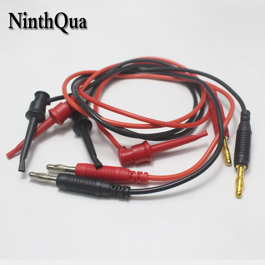 Инструменты для мультиметра штекер типа банан 4 мм тестирования крючка свинцовый