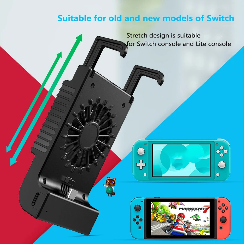 Для Nintendo Switch NS для Lite мини кулер с контролем температуры внешний радиатор