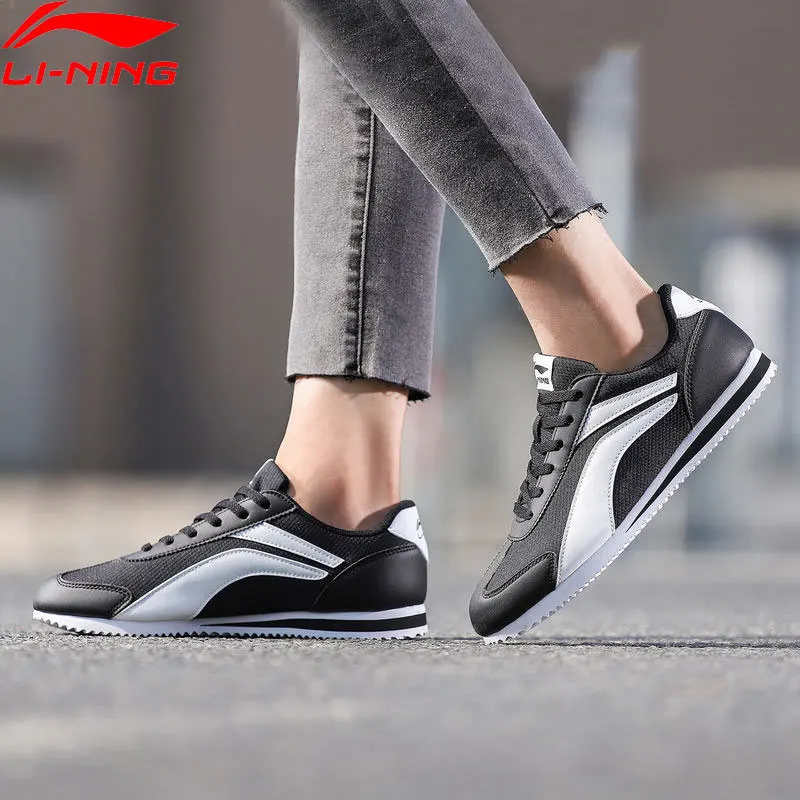 (Перерыв код) Li Ning Для женщин 3 км образа жизни обувь дышащая для досуга с