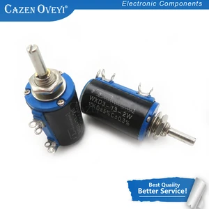 1 шт.лот WXD3-13-2W 100 200 220 470 680 1K 2,2 K 3,3 K 4,7 K 5,6 K 6,8 K 10K 22K 33K 47K 100K Ohm WXD3-13 2 Вт проволочный потенциометр