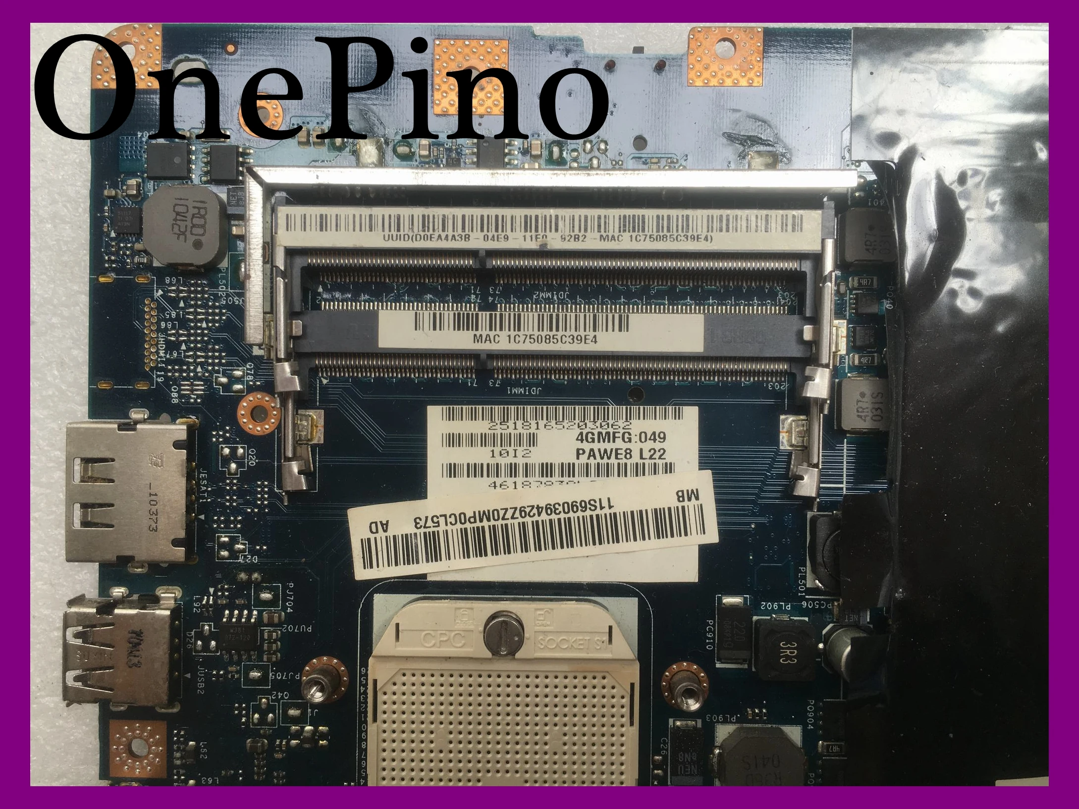 LA-5754P 11S69038329 для материнской платы ноутбука Lenovo G565 Z565 материнская плата DDR3 Socket S1