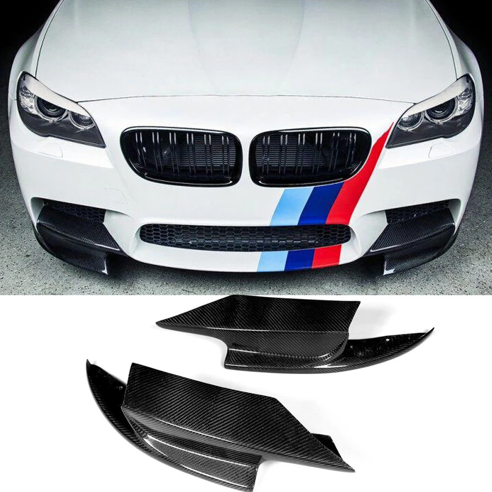 Карбоновые передние бамперы для BMW 5 серии F10 M5 2011 2017 2 шт./компл. автомобильный