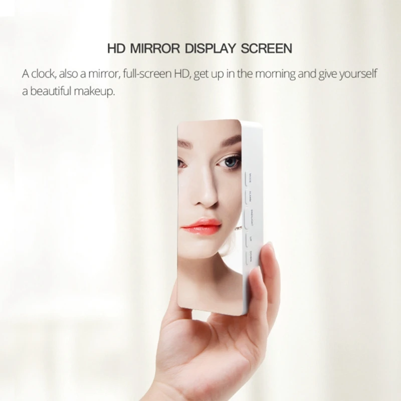 led wall clock modern brief design 3d diy electronic large mirror table alarm clocks office kids room time desk clock free global shipping