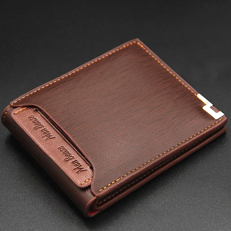 Мужской кожаный бумажник bense, тонкий коричневый кошелек carteira masculina, кошелек для монет, держатель для кредитных карт, функциональные кошельки 119B-189