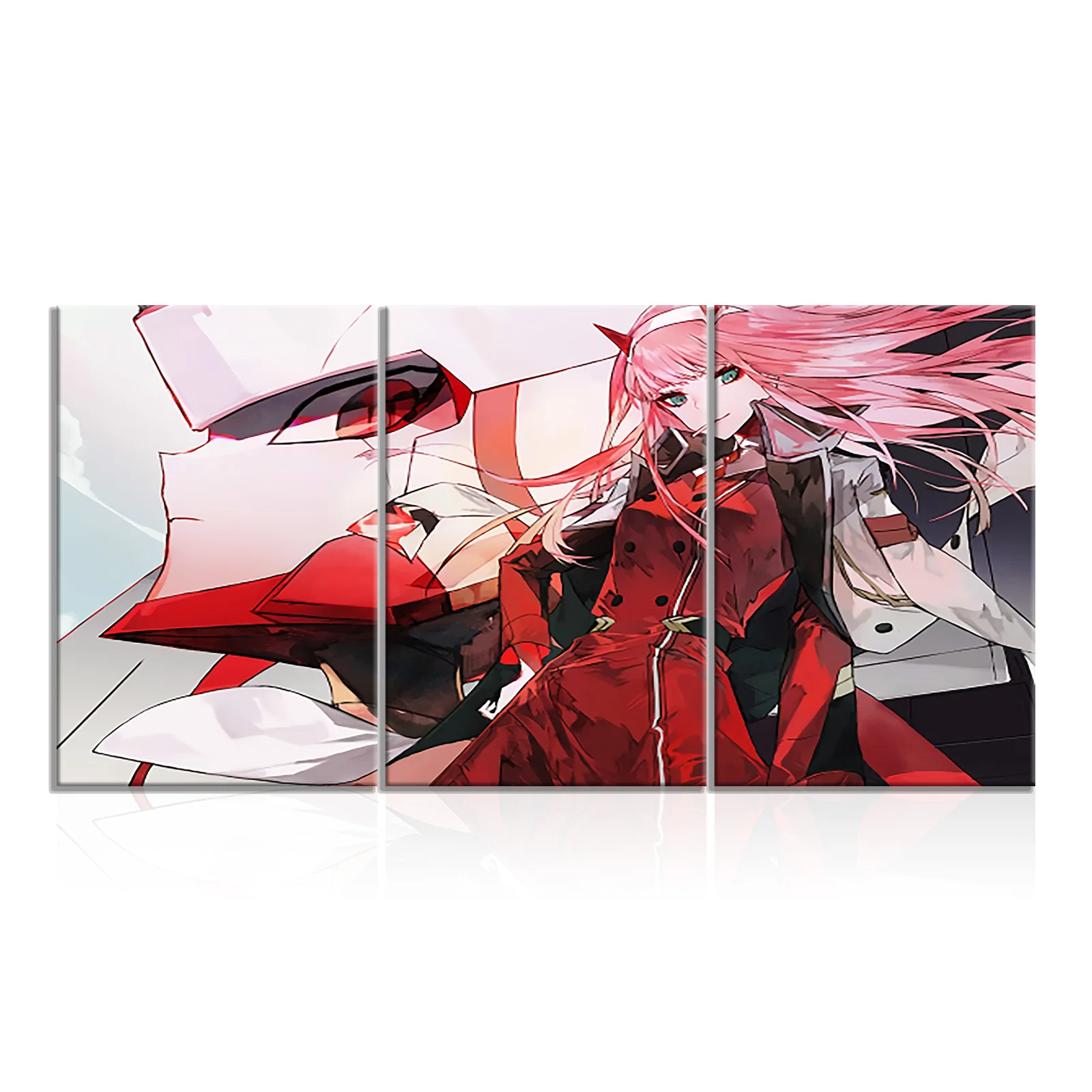 

Холст художественные картины Домашний декор 3 шт. ноль две картины HD печать Аниме популярный плакат для спальни настенная рамка картины