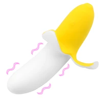 woman dildo vibrator clitoris stimulator banana shaped female masturbator soft silicone dildo vaginal massage sex toys for adult