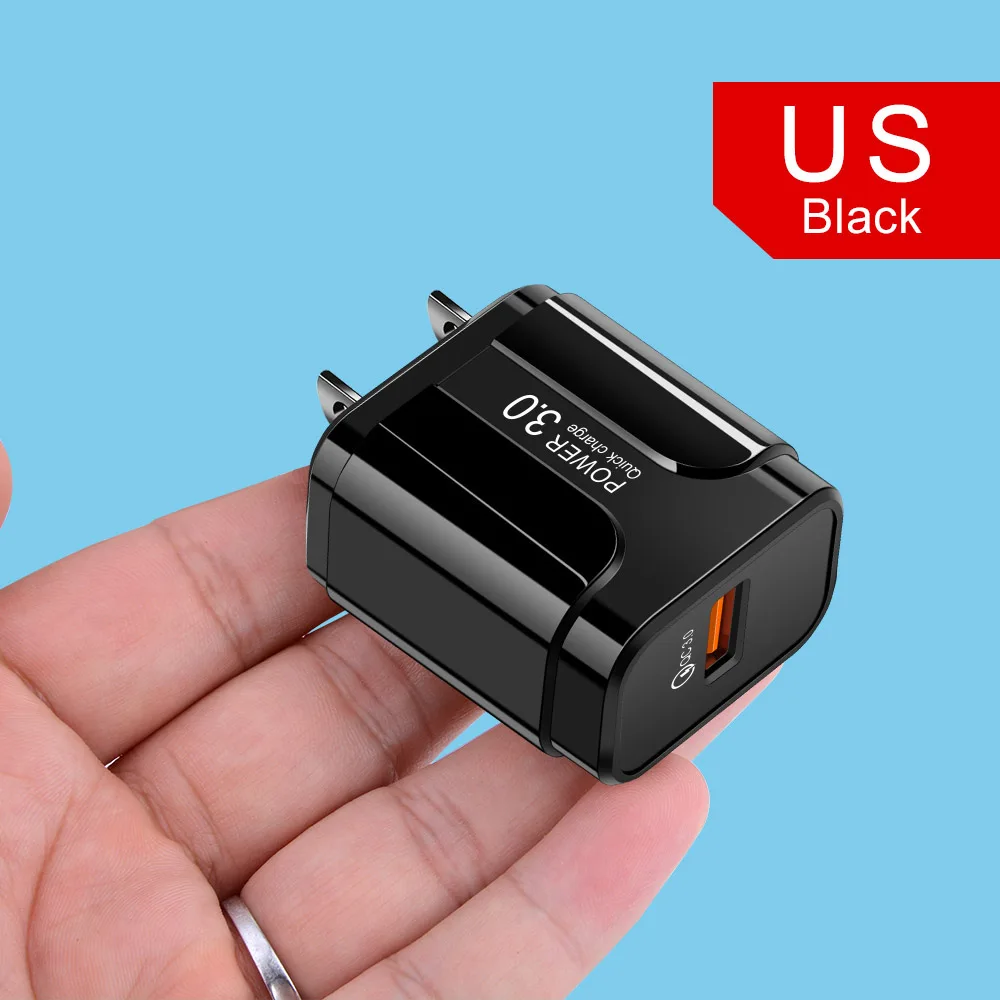 Rexxar USB зарядное устройство Быстрая зарядка 3,0 настенный адаптер для iphone 6 7 XR samsung S10 мобильный телефон портативное зарядное устройство QC 3,0
