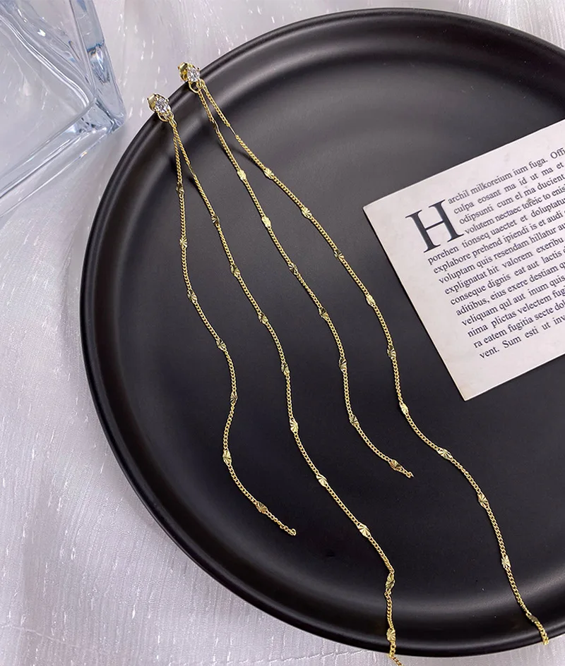 

Женские серьги-кисточки из серебра 925 пробы