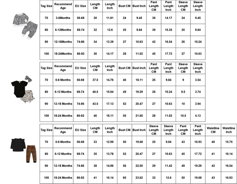 Одежда для маленьких девочек леопардовый комплект одежды малышей топ с длинными