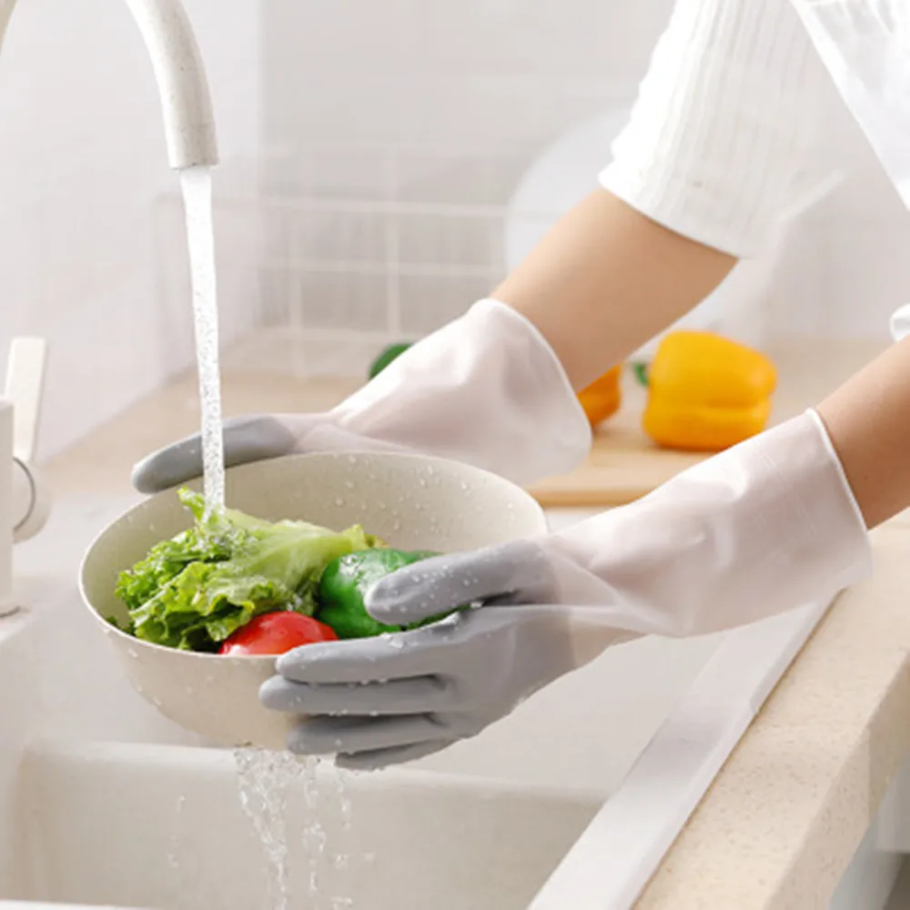 Кухня Водонепроницаемый резиновый латексный костюм для работы с тонкие прочные