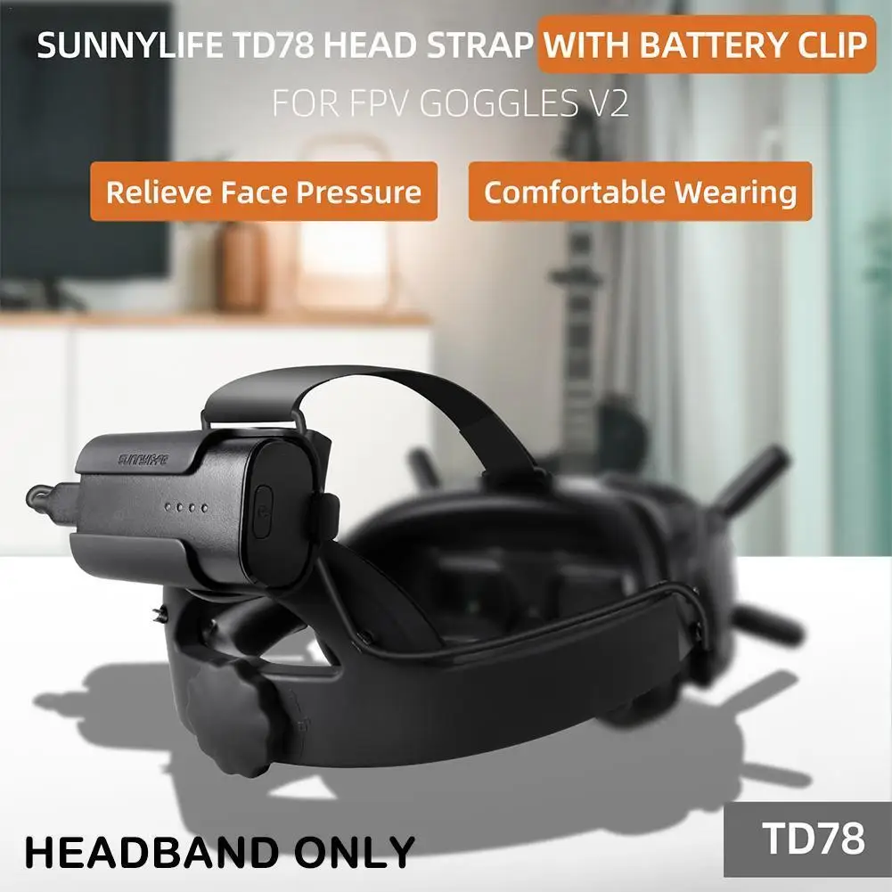 

Sunnylife FPV очки V2 TD78 удобные регулируемые Сменные головные повязки для декомпрессии