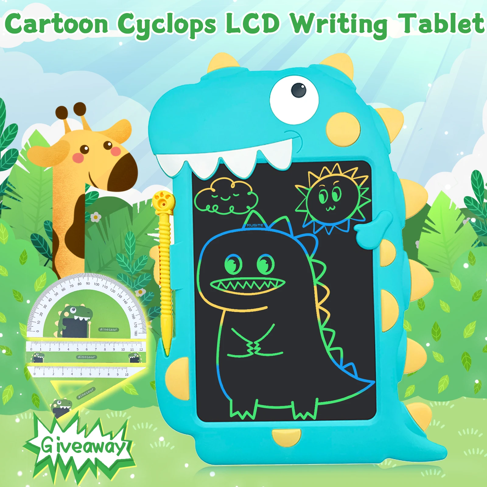 

LCD Writing Tablet 8.5Inch Colorful Screen Cute Carton Shaped Doodle&Drawing Board Pad Personalized Gifts For Boys And Girls