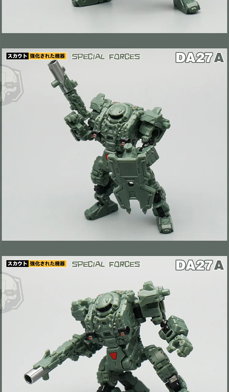 MFT DA27 DA-27 трансформация Diaclone power ed-suit power Suit Black Mech Solider Lost Planet фигурка игрушки