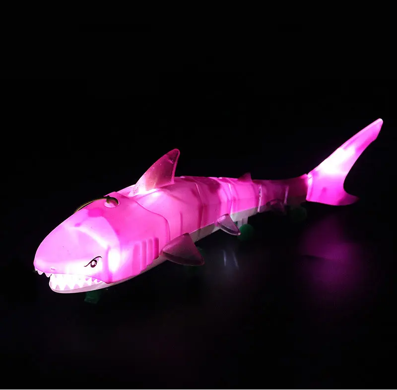 Светодиодный электронный механический Акула электрический светится в темноте