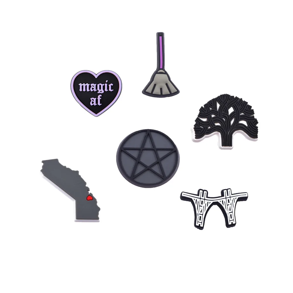 Novelty Coffee Food Shoe Charms Accessories Texas Money Death Beer PVC Decoration Designer For Croc JIBZ Kids Party Gift | Обувь