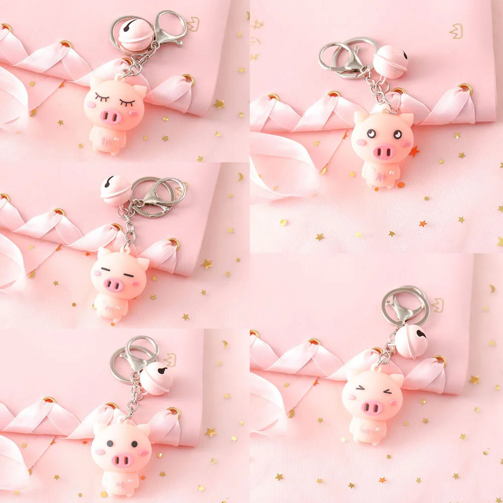 Милое кимоно из ПВХ с розовой свиньей женское ювелирное изделие для девушек