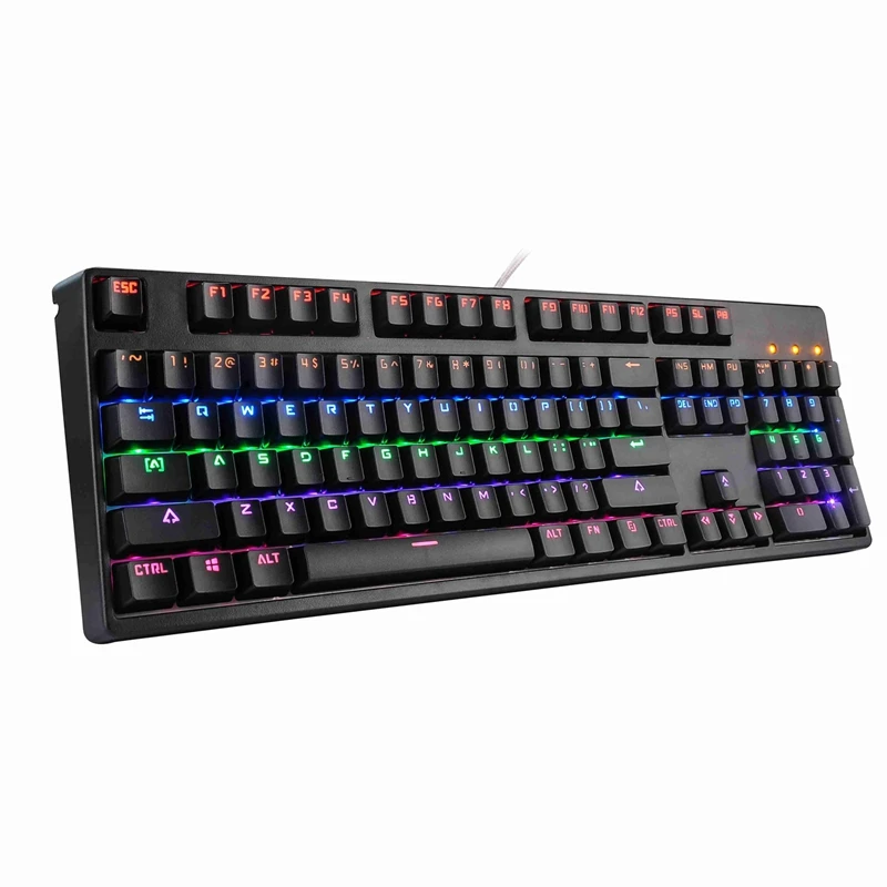 Игровая механическая клавиатура с подсветкой геймерская Rgb для компьютера ПК