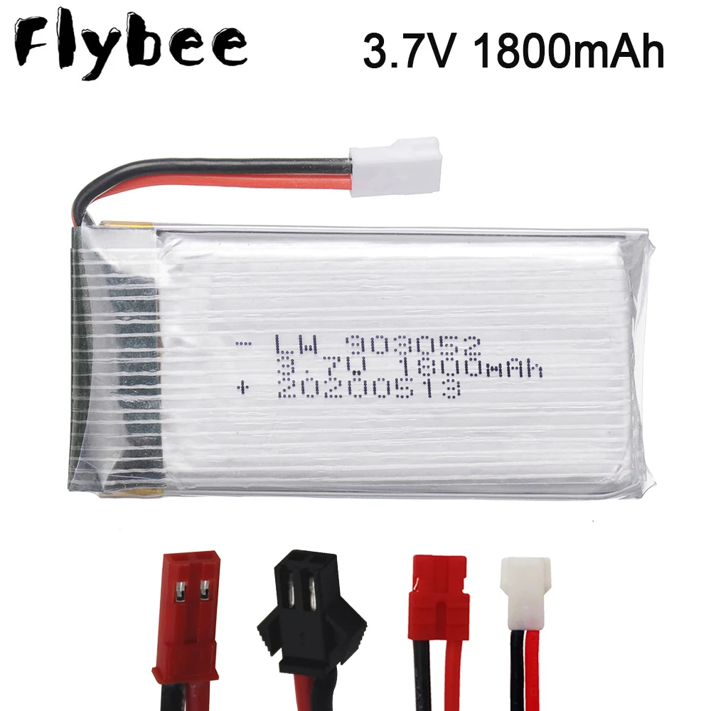 Аккумулятор для KY601S SYMA X5 X5S X5C X5SC X5SH X5SW X5HW X5UW M18 H5P HQ898 H11D H11C lipo 3 7 в 1800 мАч |