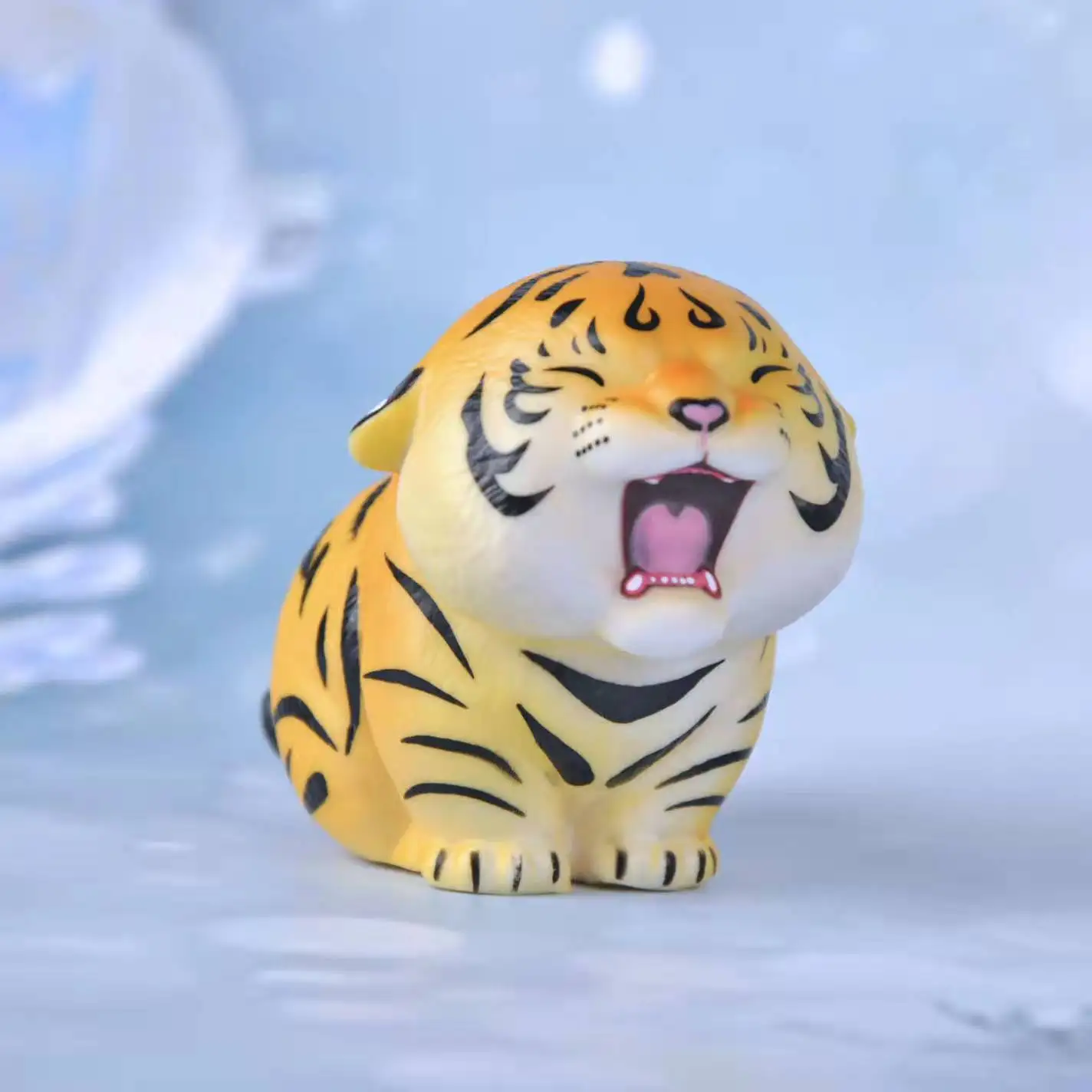 

Car Ornaments Xiaohu Cute Cartoon Car Ornaments Chubby Tiger Hand-made Car Doll Car Accessories
