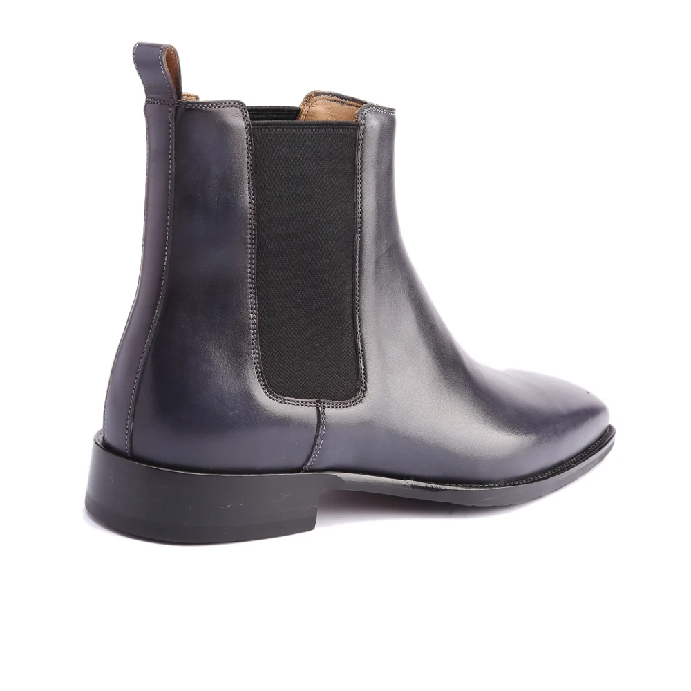 Мужские ботинки челси из натуральной кожи винтажные Роскошные деловые в стиле