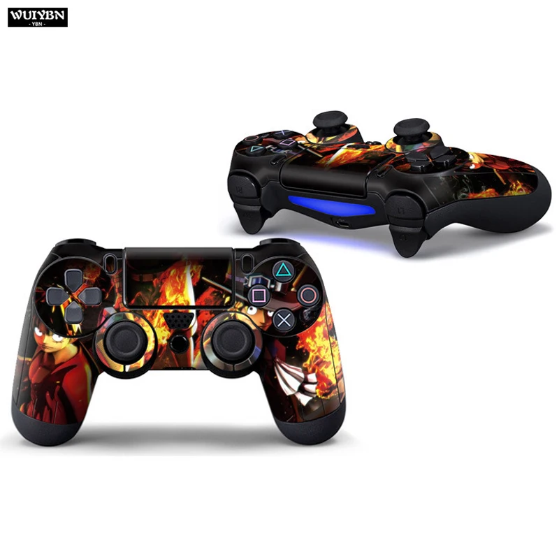 Color 5 WUIYBN PS4 наклейка тонкий геймпад для PS4 контроллер SONY Dualshock 4 Playstation 4 аксессуары контроллер наклейка КОЖА - Цвет: Color 5