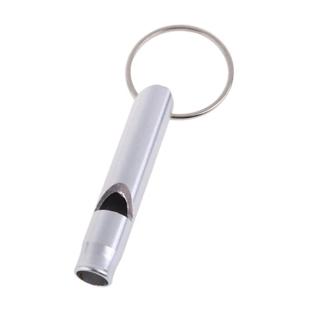 

7PCS/Set Student Aluminum Alloy Whistle Keychain Outdoor Emergency Survival Safety Sport Camping Hunting Whistle