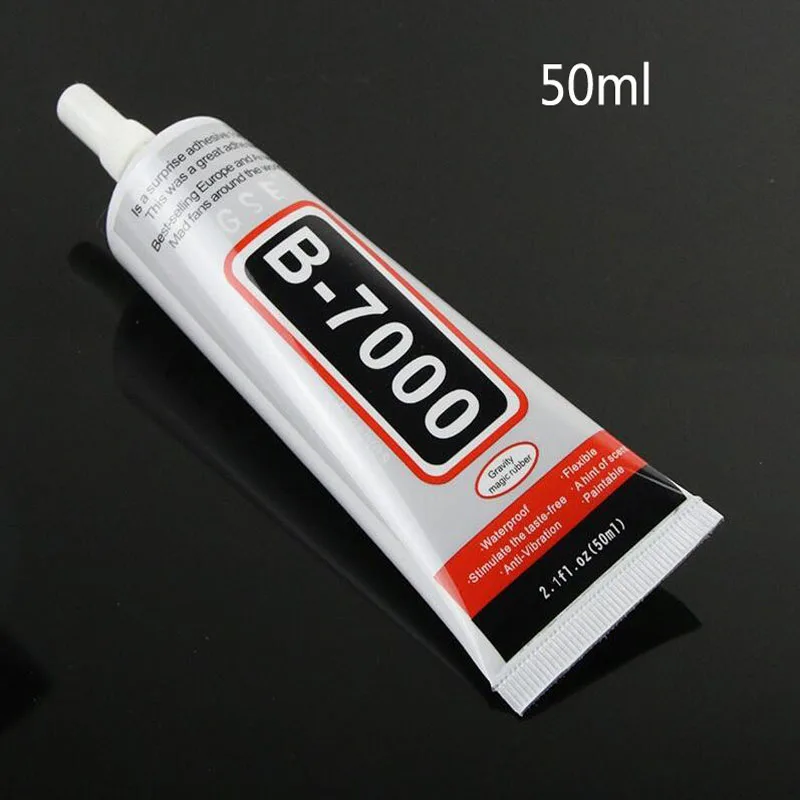 50ML B7000 Industrial Strength Super Adhesive Clear Liquid Glue Phone Case Crafts Pearls Jewelry Rhinestones Nail Gel |