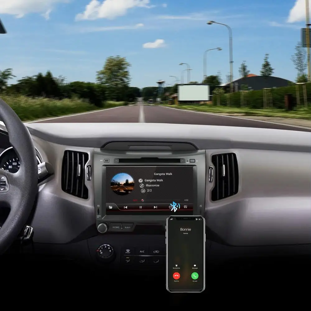 Авторадио для Kia Sportage 2011 2015 Android 10 четырехъядерный автомобильный DVD плеер Радио