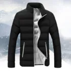 Зимняя мужская куртка, теплая облегающая плотная пузырьковая куртка 2020, модная повседневная флисовая куртка, верхняя одежда, пальто, мужские зимние парки