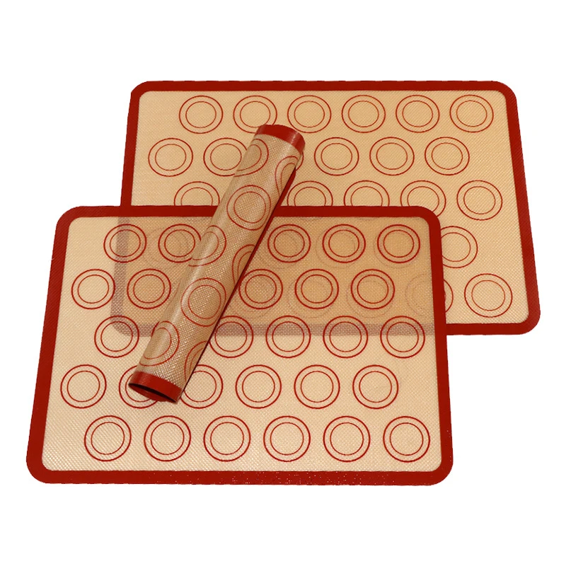 Силиконовый антипригарный коврик для выпечки многоразовый барбекю макарона