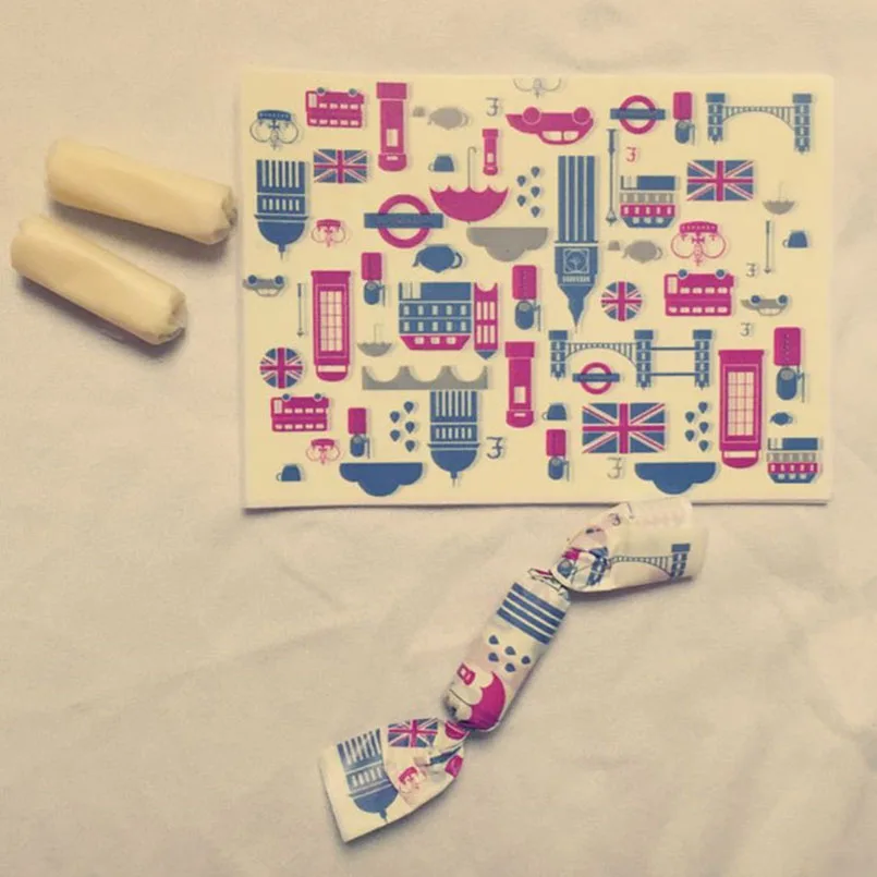 100 шт./лот утолщенная Подарочная масляная бумага с рисунком мультяшного города