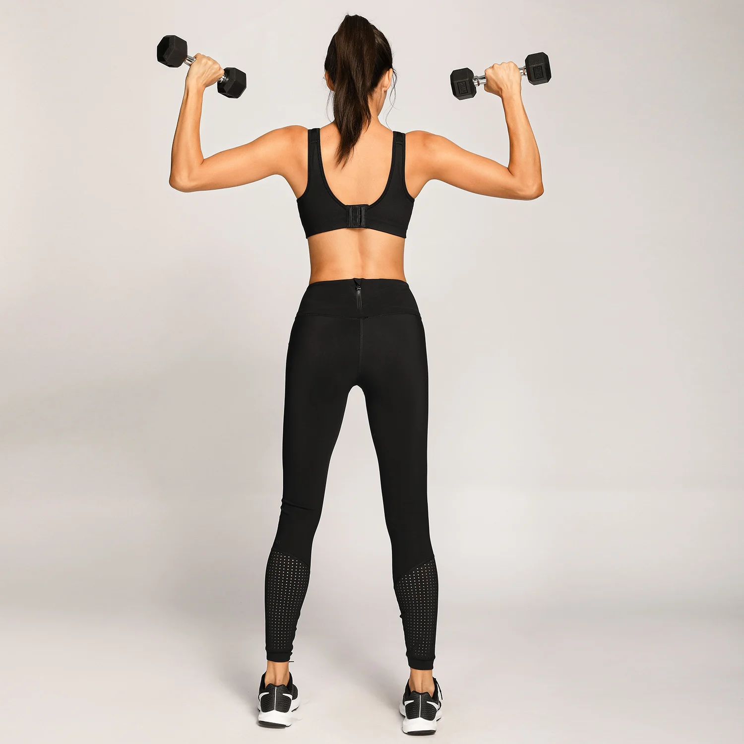 Women's High Impact Full Coverage Wire Free Non Padded Run Sports Bra