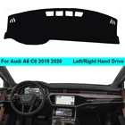 Для Audi A6 C8, 2019, 2020, LHD RHD, 2 слоя, крышка для приборной панели автомобиля, ковер, накидка, коврик, коврик, подушка