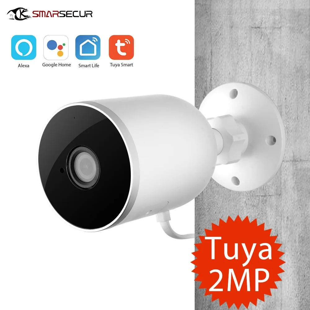 

IP-Камера уличная Беспроводная с Wi-Fi и функцией ночной съемки, 1080P