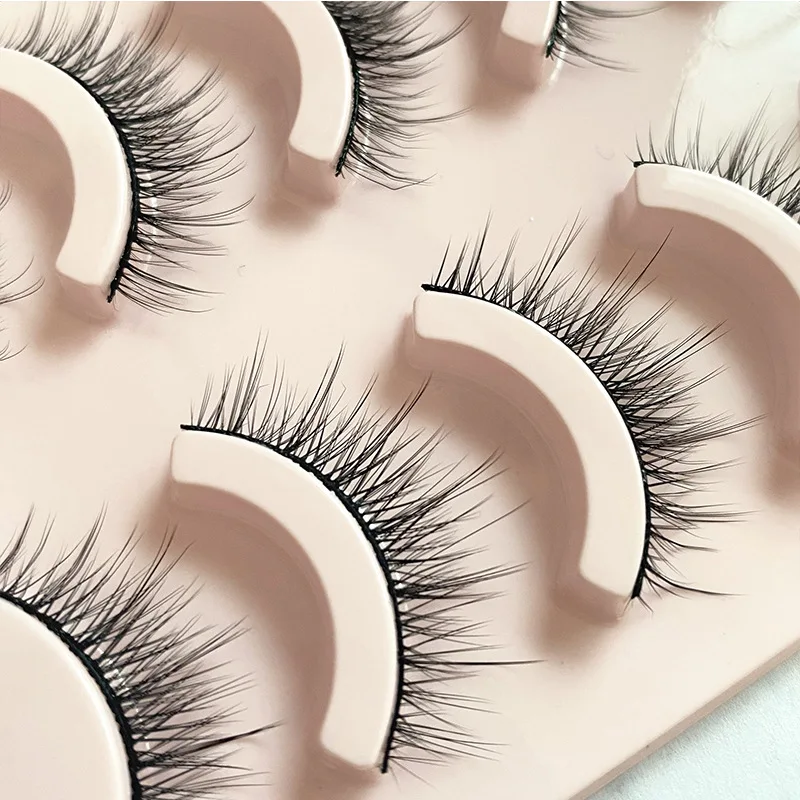 

5 пар, натуральные ресницы для макияжа, 5 пар