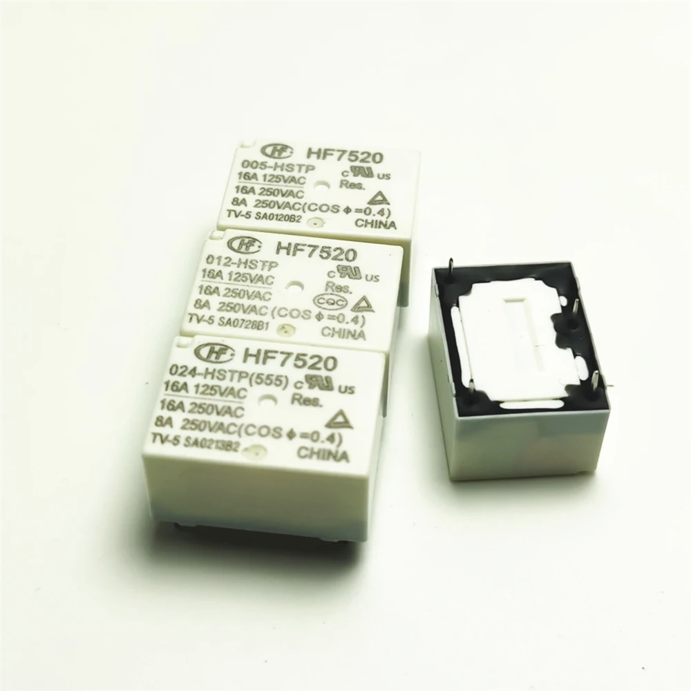 2 шт./лот реле HF7520- 005 012 024-HSTP 4PIN 16A | Строительство и ремонт