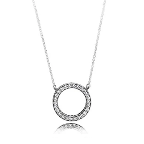 

HERO 925 Sterling Silver Original Copy High Quality 1:1 Exquisite Cubic Zirconia Necklace Free Of Charge Wholesale Manufacturers