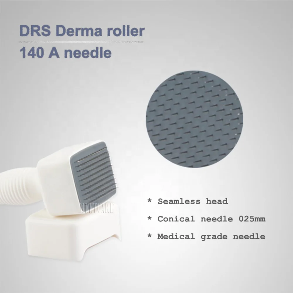 Регулируемая длина иглы DRS 140A из нержавеющей стали Дерма ролик штамп микроиглы