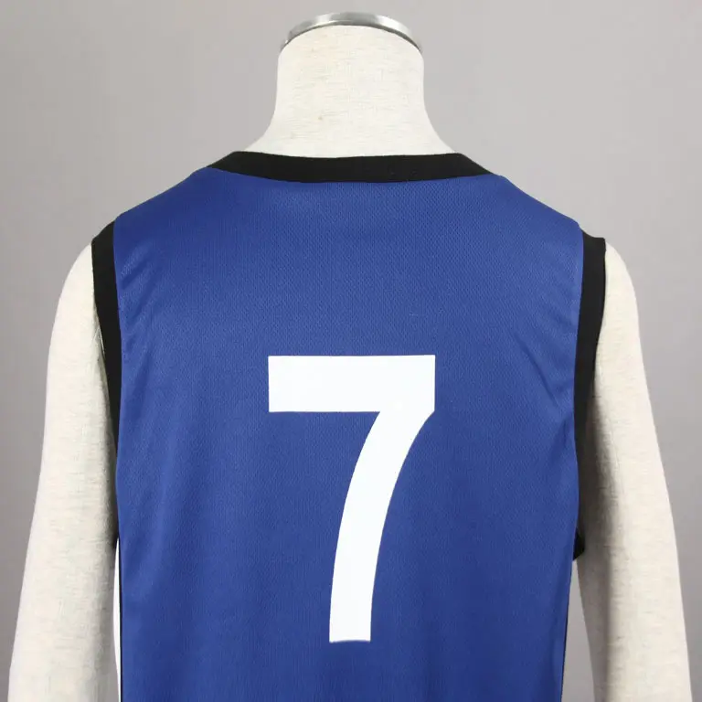 

Kuroko no Basuke Basket KAIJO Blue school basketball suit mens uniforms boys sport clothes No.7 Kise Ryota cosplay costume