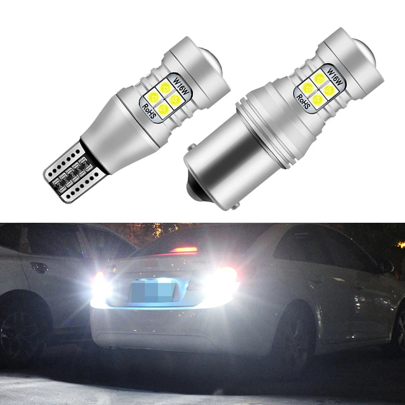 

1pcs Canbus Car LED Reverse Light Bulb W16W T15 W21W P21W BA15S For opel astra h j g k insignia corsa d zafira a b vivaro vectra
