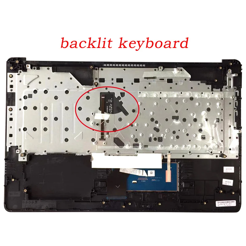 C1 With Backlit Ноутбук ЖК-дисплей задняя крышка/передняя панель/Упор для рук верхний чехол/основание для hp 17-CA 17-по L22506-001 L22517-001 L22750-001 L22515-001 - Цвет: C1 With Backlit