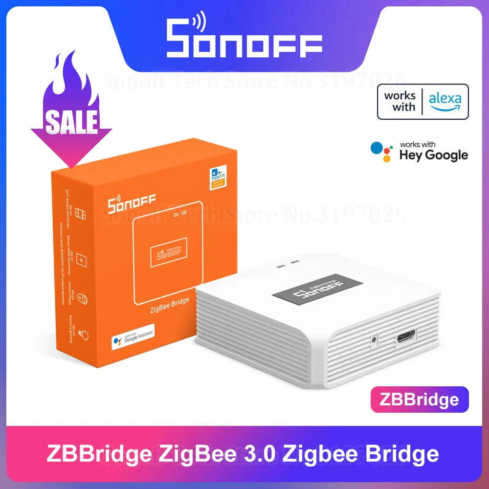 Мостовой переключатель SONOFF ZBBridge Zigbee шлюз ZigBee3.0 для управления несколькими