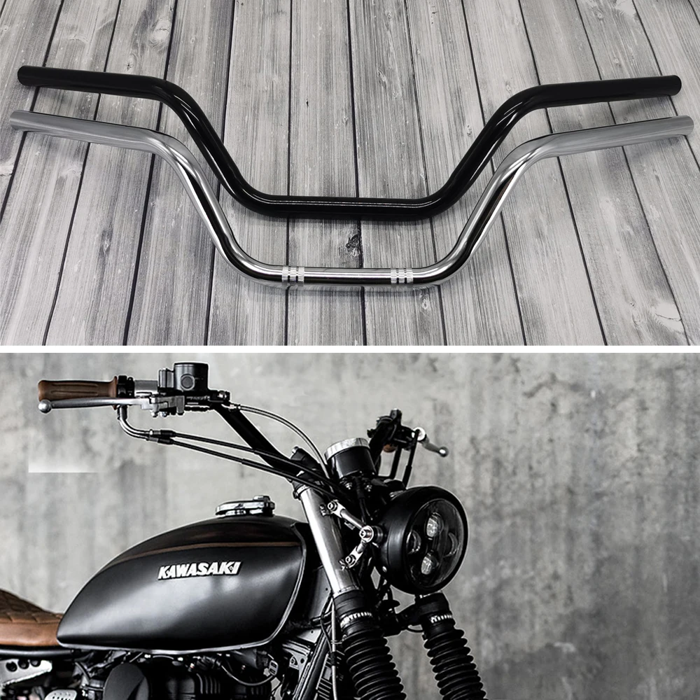 Руль мотоцикла 22 мм 7/8 для Royal Enfield Bobber Chopper Cruiser скутера | Автомобили и мотоциклы