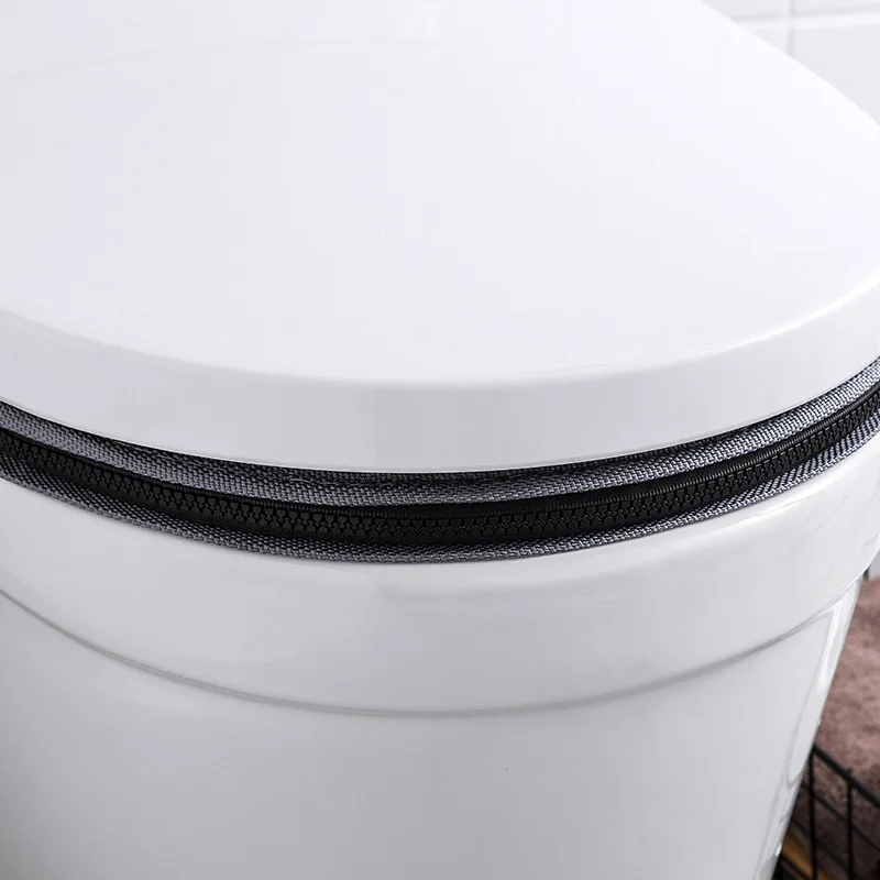 Теплый мягкий чехол для сиденья унитаза обогреватель мультяшный Рождественское