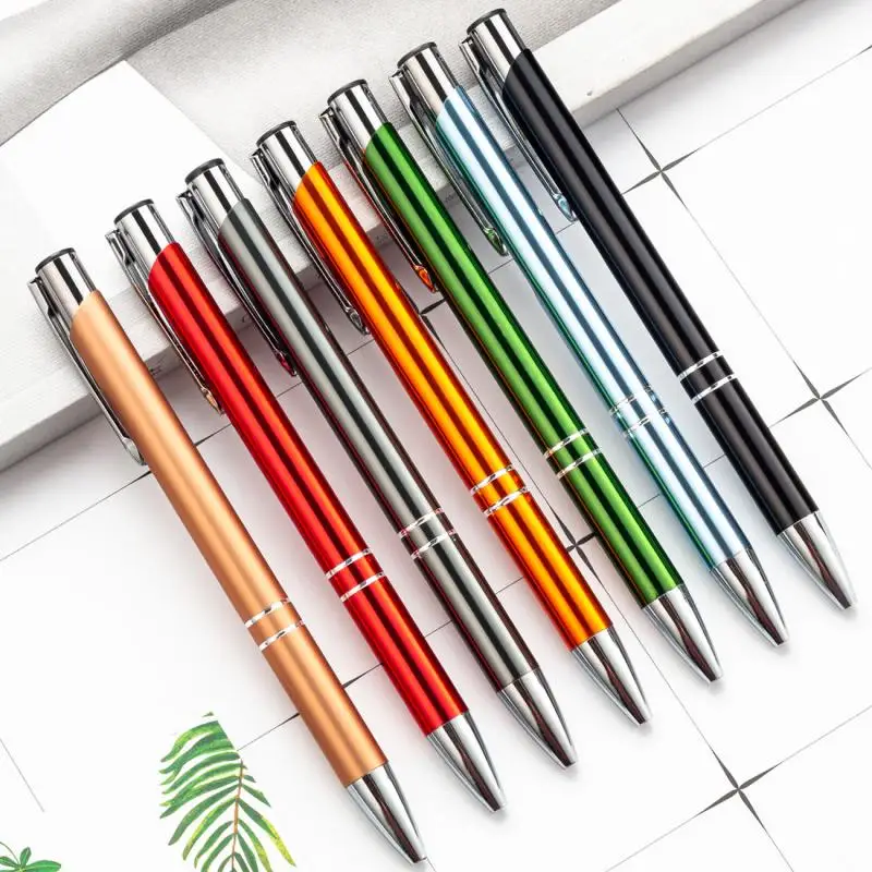 

KDD офисная ручка Коммерческая металлическая гелевая ручка подарок канцелярские принадлежности стержень автоматические шариковые ручки для школы офиса 1,0 мм заправки
