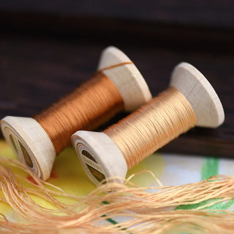 20m мини-катушка/Вышивальная нить Сучжоу/катушка из шелковой нити/шелковая